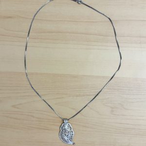 Silver Botejeghe Style Neckless